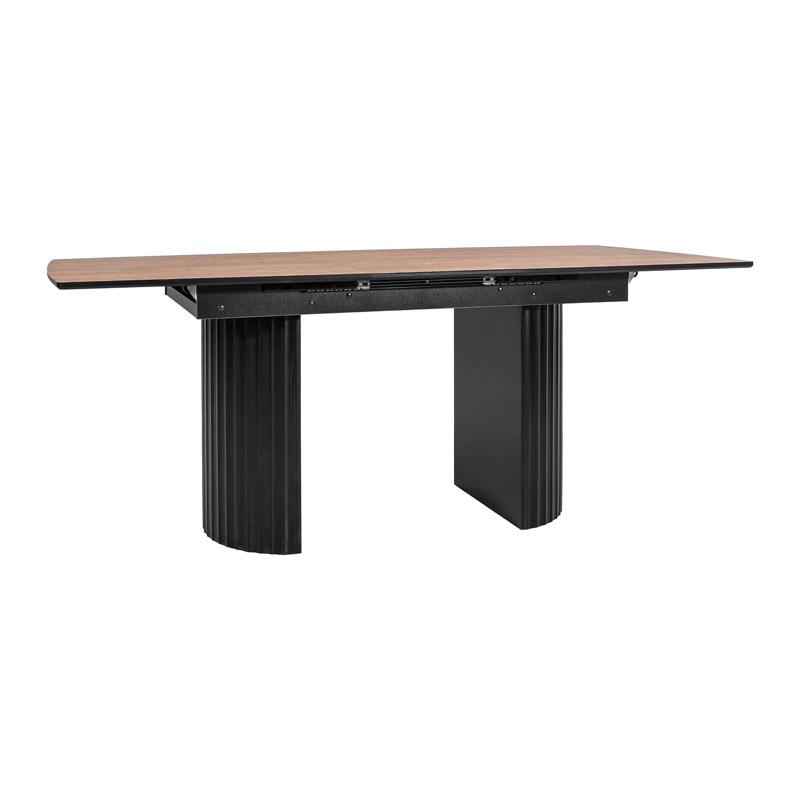 ΤΡΑΠΕΖΙ ΤΡΑΠΕΖΑΡΙΑΣ ΑΝΟΙΓΟΜΕΝΟ "Premium 2" RUSTIC OAK ΧΡΩΜΑ 160(+40)x90x75εκ - Image 3