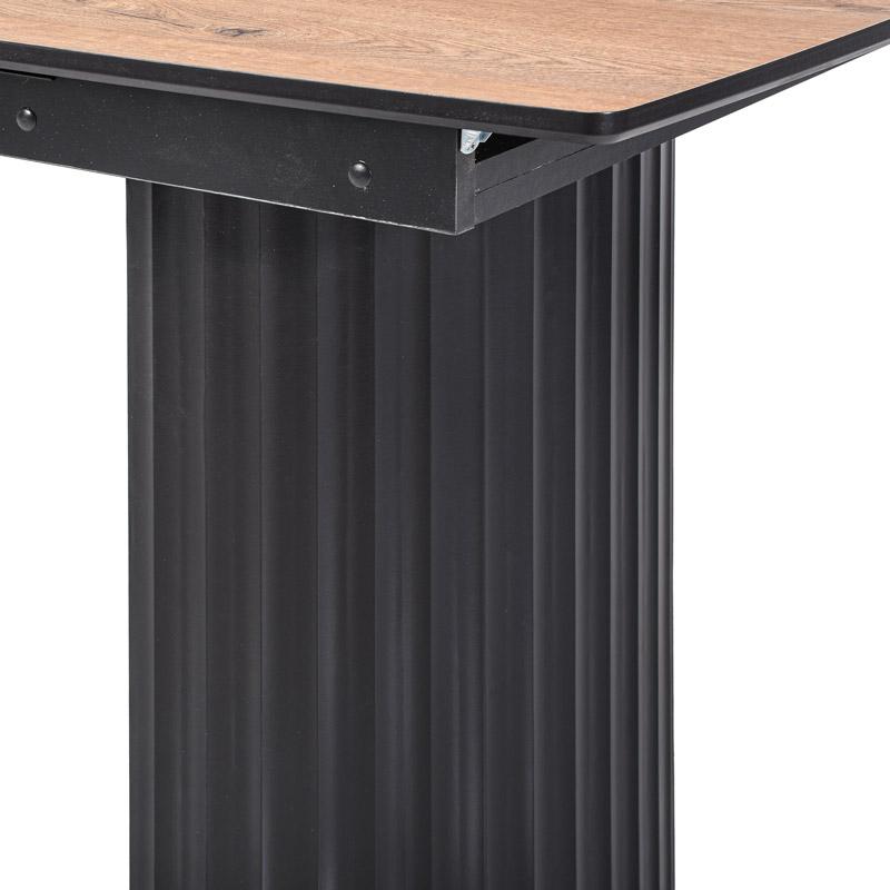 ΤΡΑΠΕΖΙ ΤΡΑΠΕΖΑΡΙΑΣ ΑΝΟΙΓΟΜΕΝΟ "Premium 2" RUSTIC OAK ΧΡΩΜΑ 160(+40)x90x75εκ - Image 6