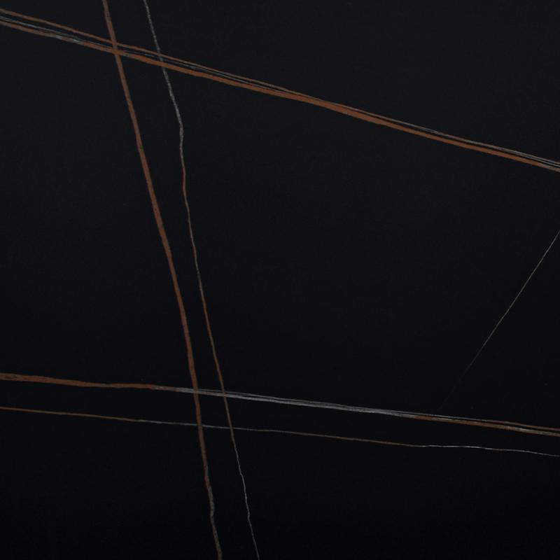 ΤΡΑΠΕΖΙ ΤΡΑΠΕΖΑΡΙΑΣ FL1603 ΚΕΡΑΜΙΚΗ ΕΠΙΦΑΝΕΙΑ ΜΕ ΜΕΤΑΛΛΙΚΑ ΠΟΔΙΑ ΜΑΥΡΟ ΧΡΩΜΑ 160x80x76εκ - Image 6