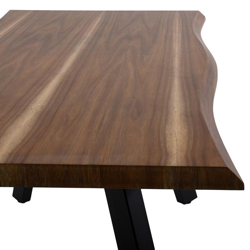 ΤΡΑΠΕΖΙ ΤΡΑΠΕΖΑΡΙΑΣ MDF ΜΕ ΚΑΠΛΑΜΑ ΑΚΑΚΙΑΣ ΦΥΣΙΚΟ ΧΡΩΜΑ 140x70x75εκ - Image 6