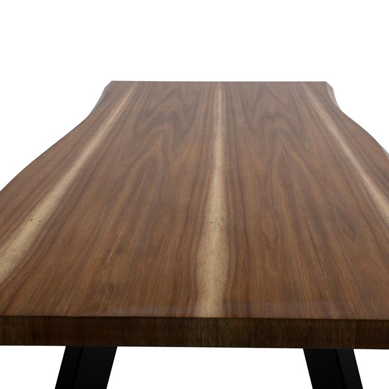 ΤΡΑΠΕΖΙ ΤΡΑΠΕΖΑΡΙΑΣ MDF ΜΕ ΚΑΠΛΑΜΑ ΑΚΑΚΙΑΣ ΦΥΣΙΚΟ ΧΡΩΜΑ 180x90x75εκ - Image 7