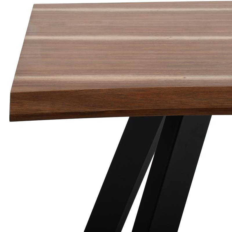 ΤΡΑΠΕΖΙ ΤΡΑΠΕΖΑΡΙΑΣ MDF ΜΕ ΚΑΠΛΑΜΑ ΑΚΑΚΙΑΣ ΦΥΣΙΚΟ ΧΡΩΜΑ 180x90x75εκ - Image 8