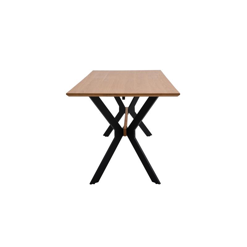 ΤΡΑΠΕΖΙ ΤΡΑΠΕΖΑΡΙΑΣ MDF ΜΕ ΚΑΠΛΑΜΑ ΔΡΥΣ ΦΥΣΙΚΟ ΧΡΩΜΑ 160x80x75εκ - Image 3