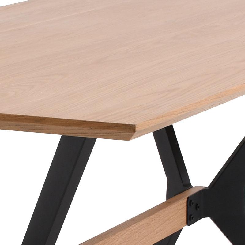 ΤΡΑΠΕΖΙ ΤΡΑΠΕΖΑΡΙΑΣ MDF ΜΕ ΚΑΠΛΑΜΑ ΔΡΥΣ ΦΥΣΙΚΟ ΧΡΩΜΑ 160x80x75εκ - Image 7