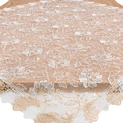 ΤΡΑΠΕΖΟΜΑΝΤΗΛΟ ΜΠΕΖ ΧΡΩΜΑ 120x120εκ - Image 3