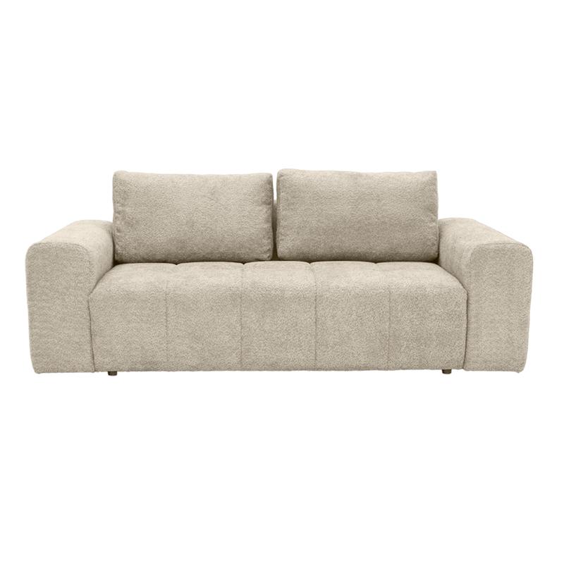 ΤΡΙΘΕΣΙΟΣ ΚΑΝΑΠΕΣ Carmen ΚΡΕΜ ΥΦΑΣΜΑ 226x102x89εκ