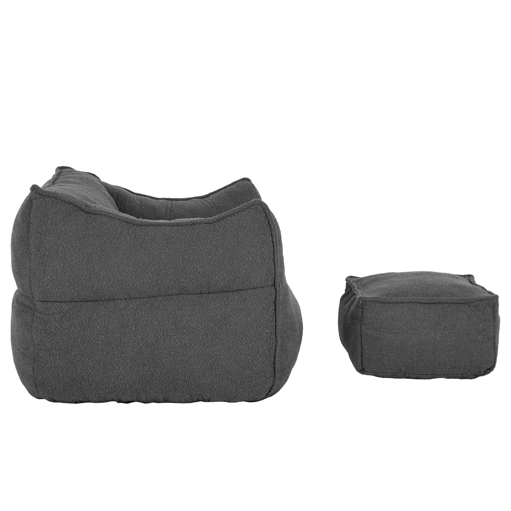 SPONGE ΠΟΛΥΘΡΟΝΑ SET ΓΚΡΙ ΣΚΟΥΡΟ 95x102x73cm - Image 4