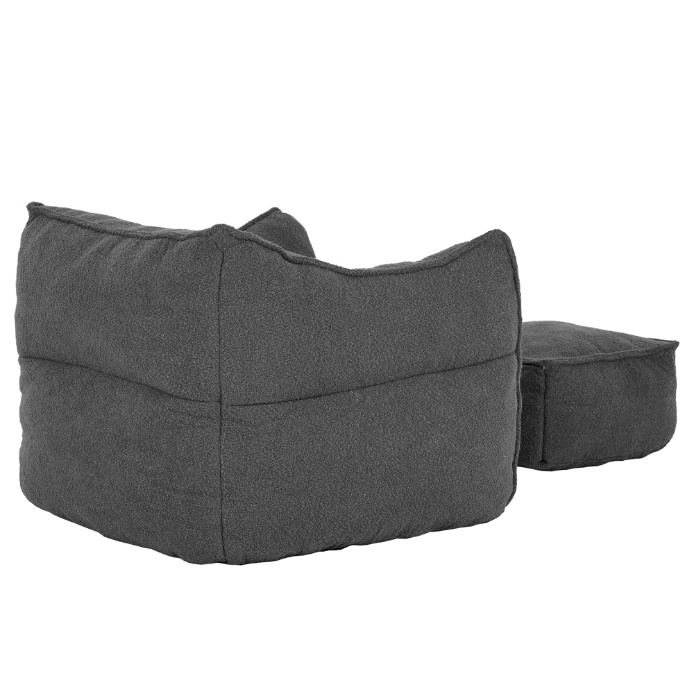 SPONGE ΠΟΛΥΘΡΟΝΑ SET ΓΚΡΙ ΣΚΟΥΡΟ 95x102x73cm - Image 5