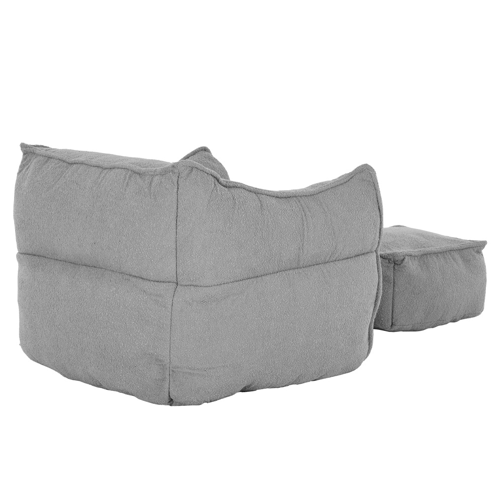 SPONGE ΠΟΛΥΘΡΟΝΑ SET ΓΚΡΙ SILVER 95x102x73cm - Image 5