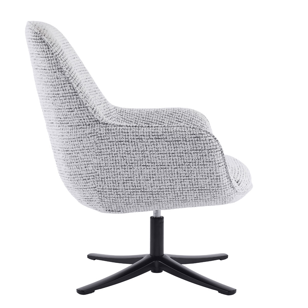 TIFFANY ΠΟΛΥΘΡΟΝΑ ΠΕΡΙΣΤΡΕΦΟΜΕΝΗ ΛΕΥΚΟ ΜΕ PATTERN 80x75x90cm - Image 3