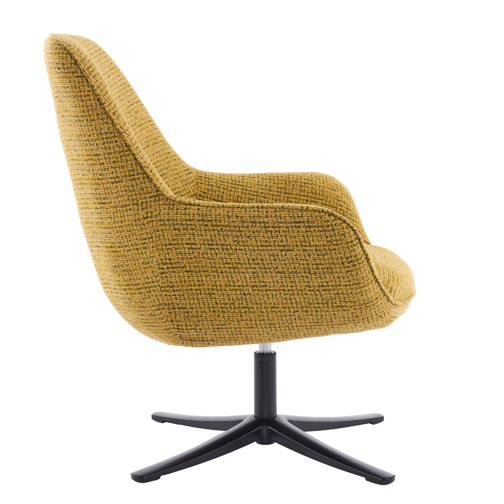 TIFFANY ΠΟΛΥΘΡΟΝΑ ΠΕΡΙΣΤΡΕΦΟΜΕΝΗ ΚΙΤΡΙΝΟ ΜΕ PATTERN 80x75x90cm - Image 4