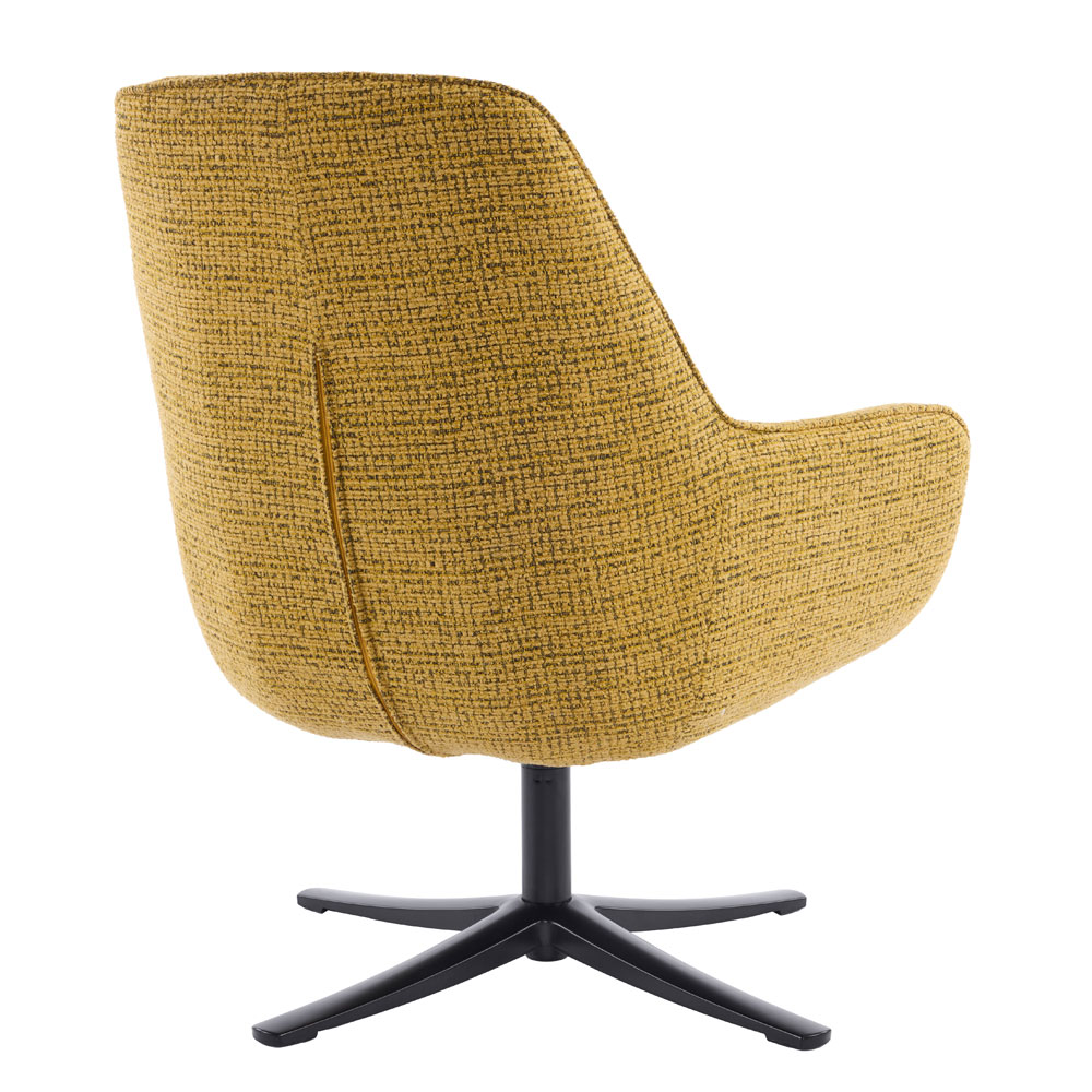 TIFFANY ΠΟΛΥΘΡΟΝΑ ΠΕΡΙΣΤΡΕΦΟΜΕΝΗ ΚΙΤΡΙΝΟ ΜΕ PATTERN 80x75x90cm - Image 5