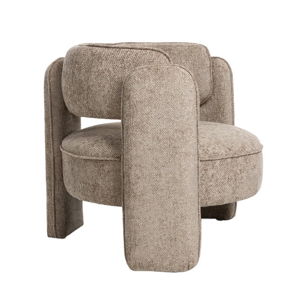 GRADA SMALL ΠΟΛΥΘΡΟΝΑ BEIGE 79x85x70.5cm - Image 2