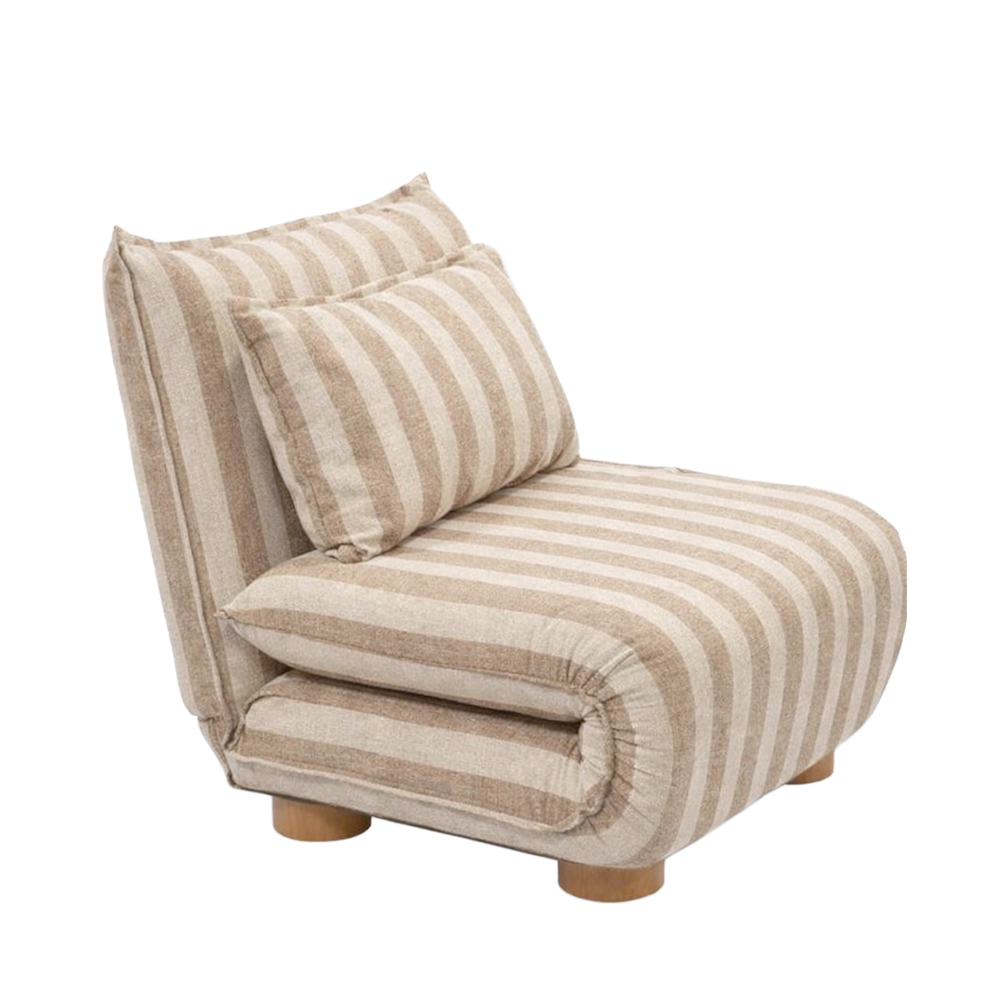 RIGA ΠΟΛΥΘΡΟΝΑ ΑΝΑΔΙΠΛΟΥΜΕΝΗ BEIGE OFF WHITE 84x85x76cm