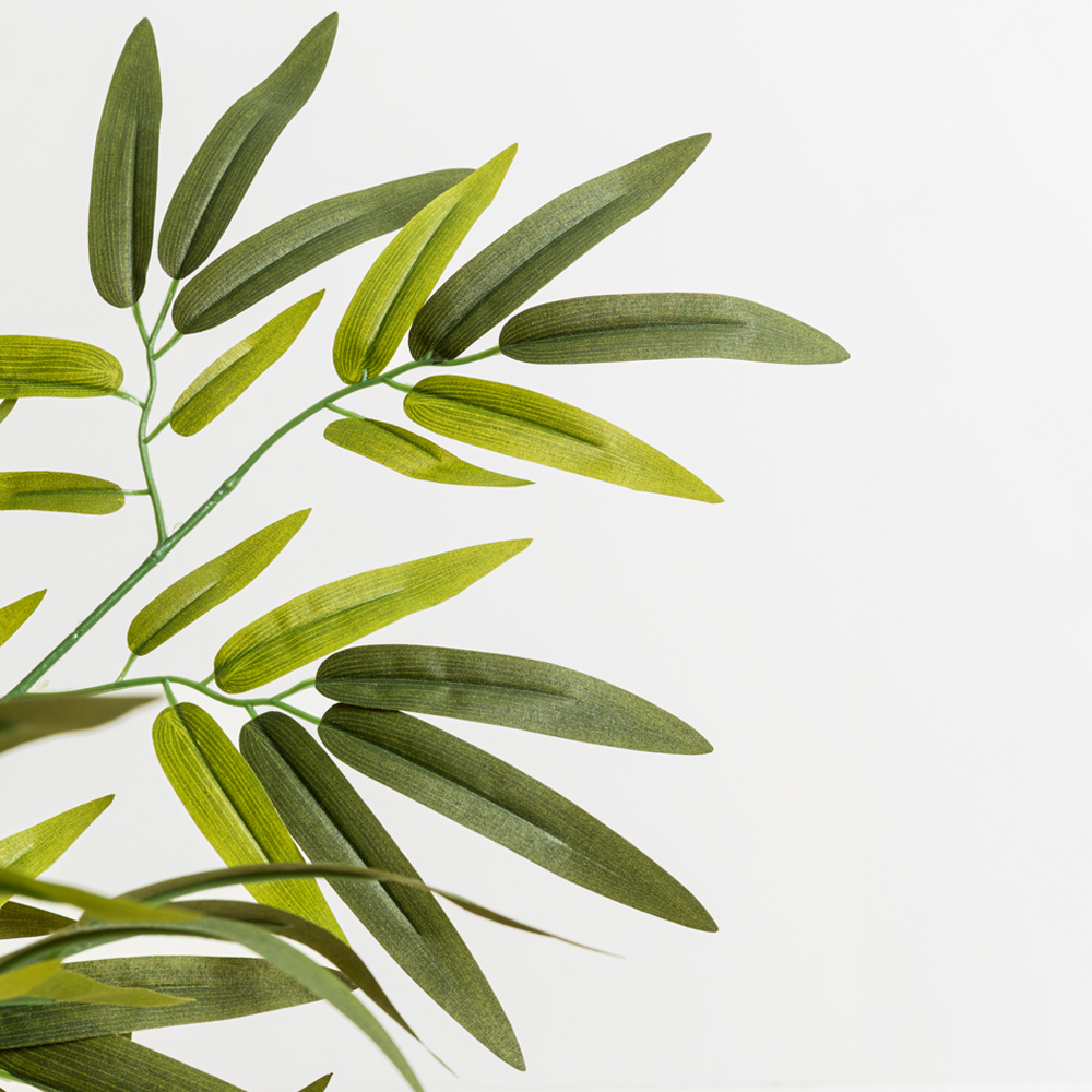 BAMBOO ΔΕΝΤΡΟ ΤΕΧΝΗΤΟ ΣΕ ΓΛΑΣΤΡΑ 190cm POLYESTER ΠΡΑΣΙΝΟ PVC - Image 4