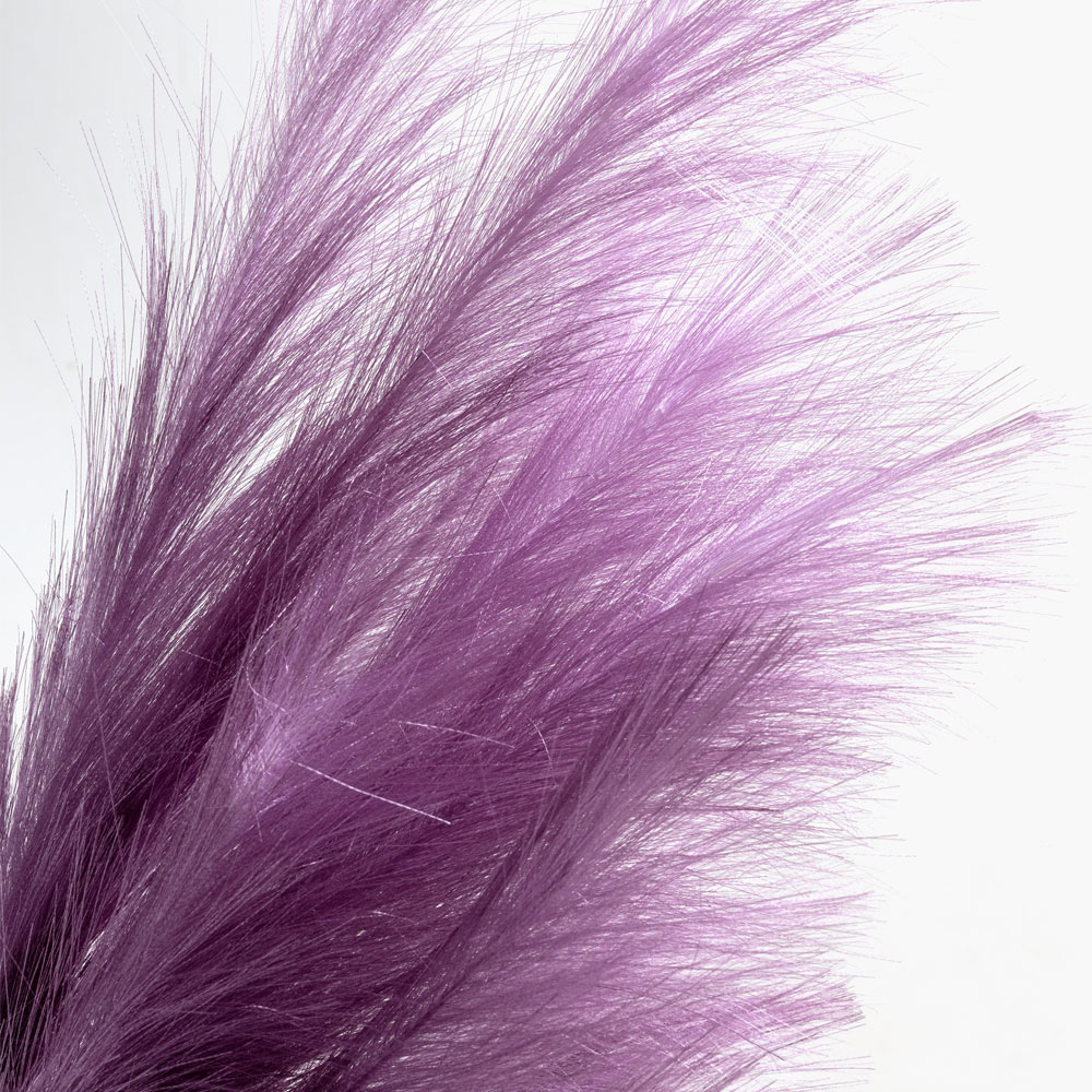 FEDER ΚΛΑΔΙ ΤΕΧΝΗΤΟ 110cm POLYESTER ΜΩΒ - Image 2