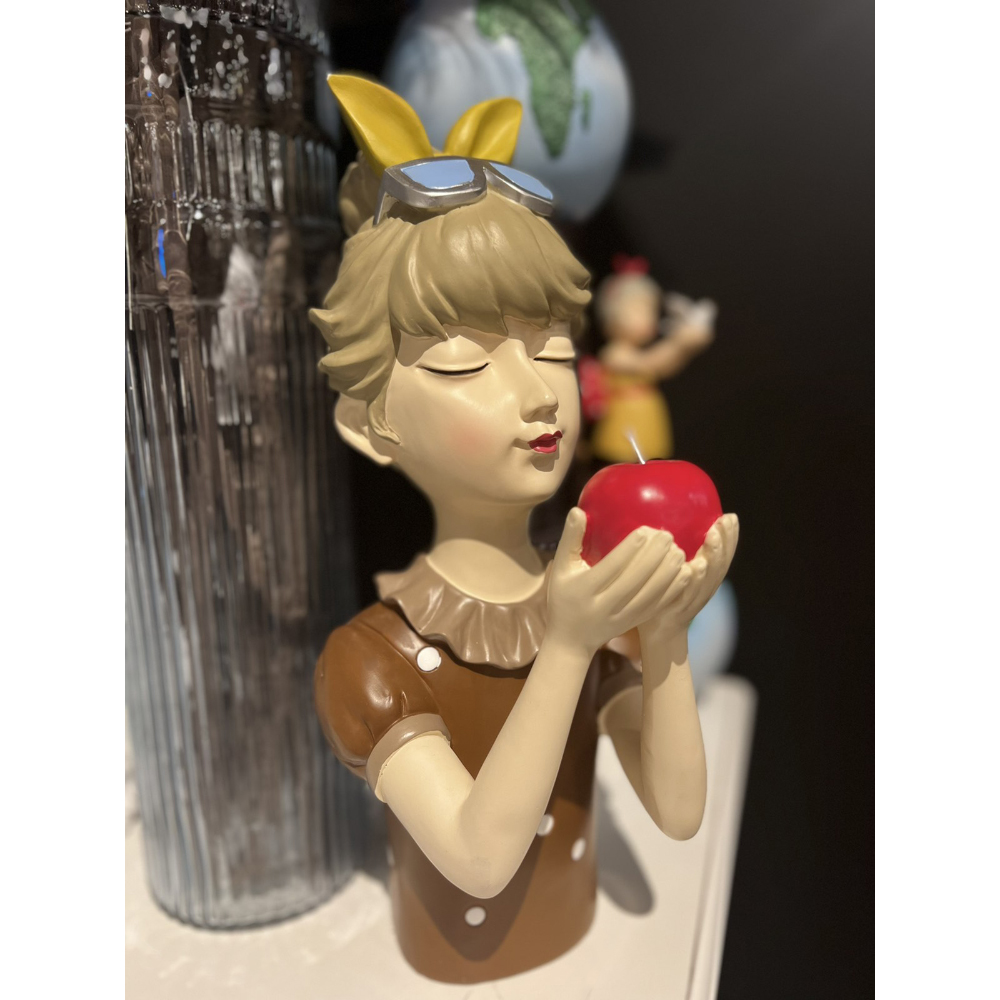 TRAVEL GIRL 7 ΔΙΑΚΟΣΜΗΤΙΚΗ ΦΙΓΟΥΡΑ 18x14x34cm POLYRESIN ΠΟΛΥΧΡΩΜΟ - Image 2