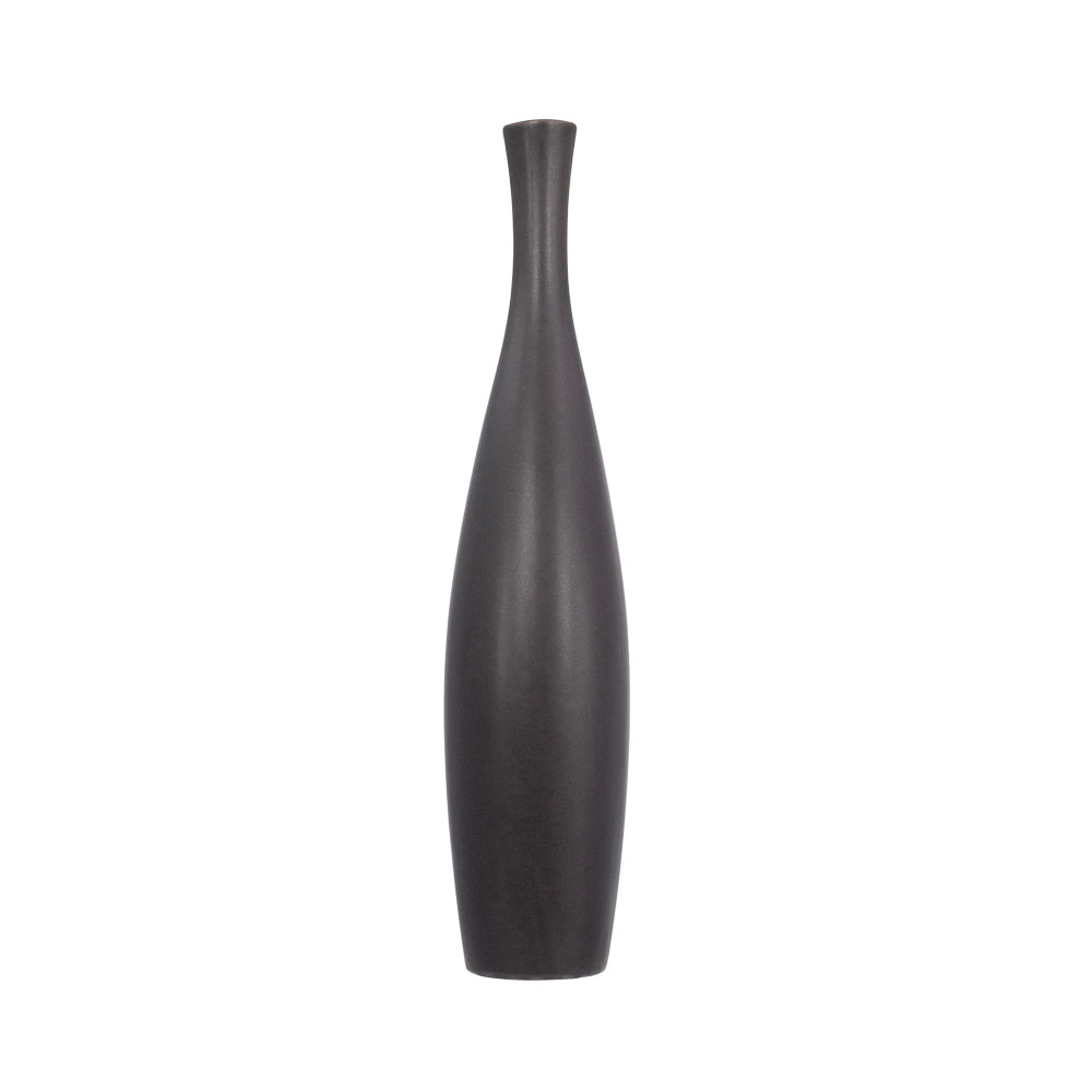 LEI ΒΑΖΟ 14x14x60cm ΚΕΡΑΜΙΚΟ ΑΝΘΡΑΚΙ ΜΑΤ