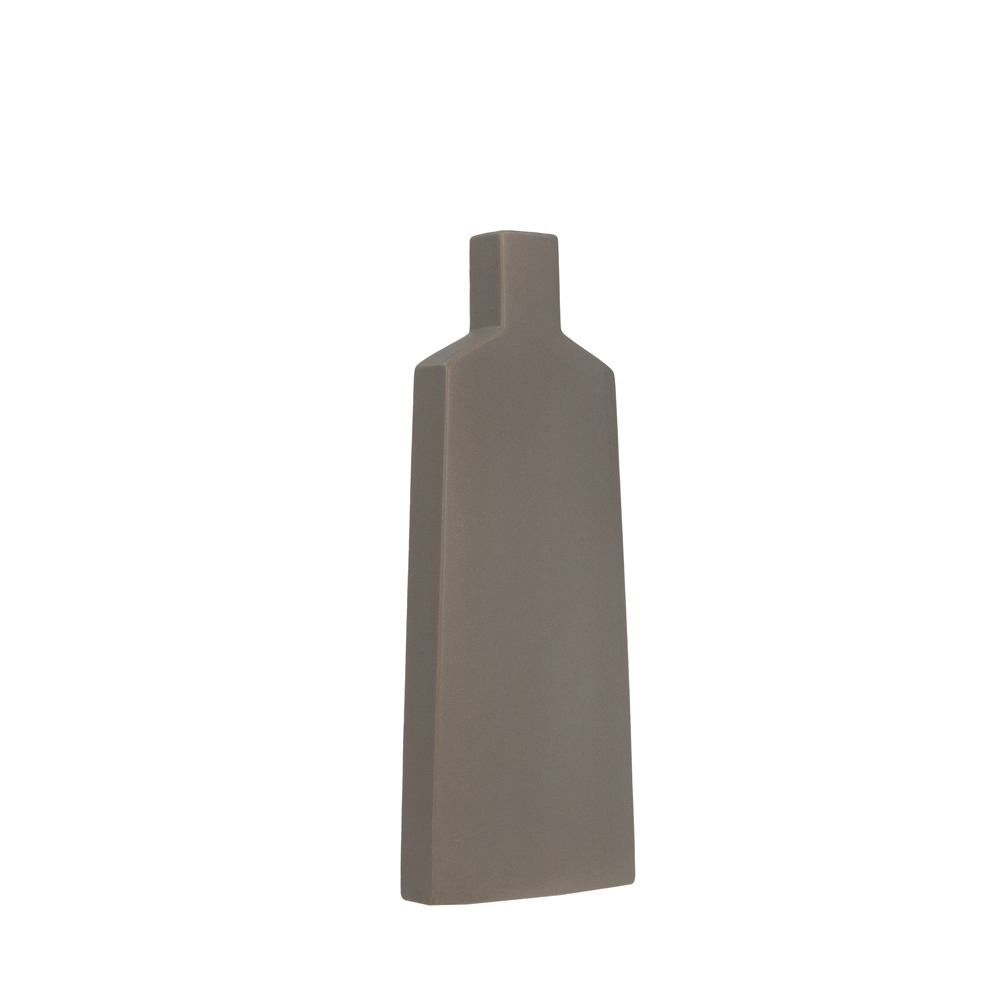 LUI ΒΑΖΟ 11x4x33cm ΚΕΡΑΜΙΚΟ ΓΚΡΙ ΜΑΤ - Image 4