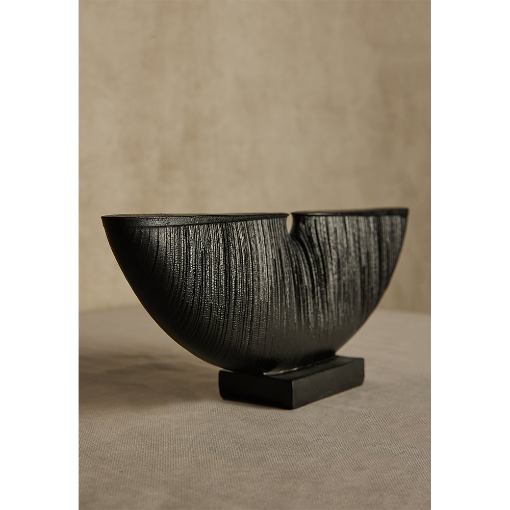 MORIRI ΔΙΑΚΟΣΜΗΤΙΚΟ TOTEM 35x6x12cm POLYRESIN ΜΑΥΡΟ - Image 3