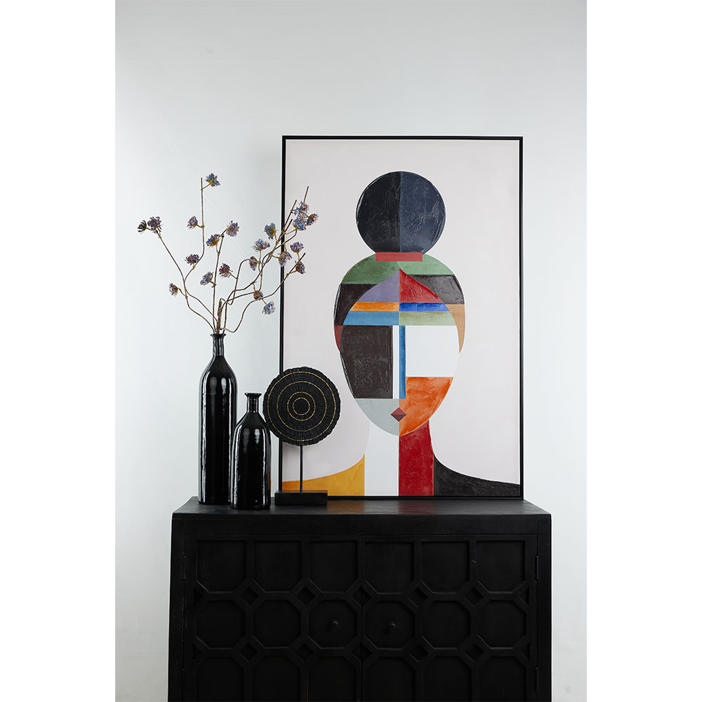 TUISI ΔΙΑΚΟΣΜΗΤΙΚΟ TOTEM 26x8x43cm POLYRESIN ΜΑΥΡΟ ΧΡΥΣΟ - Image 4