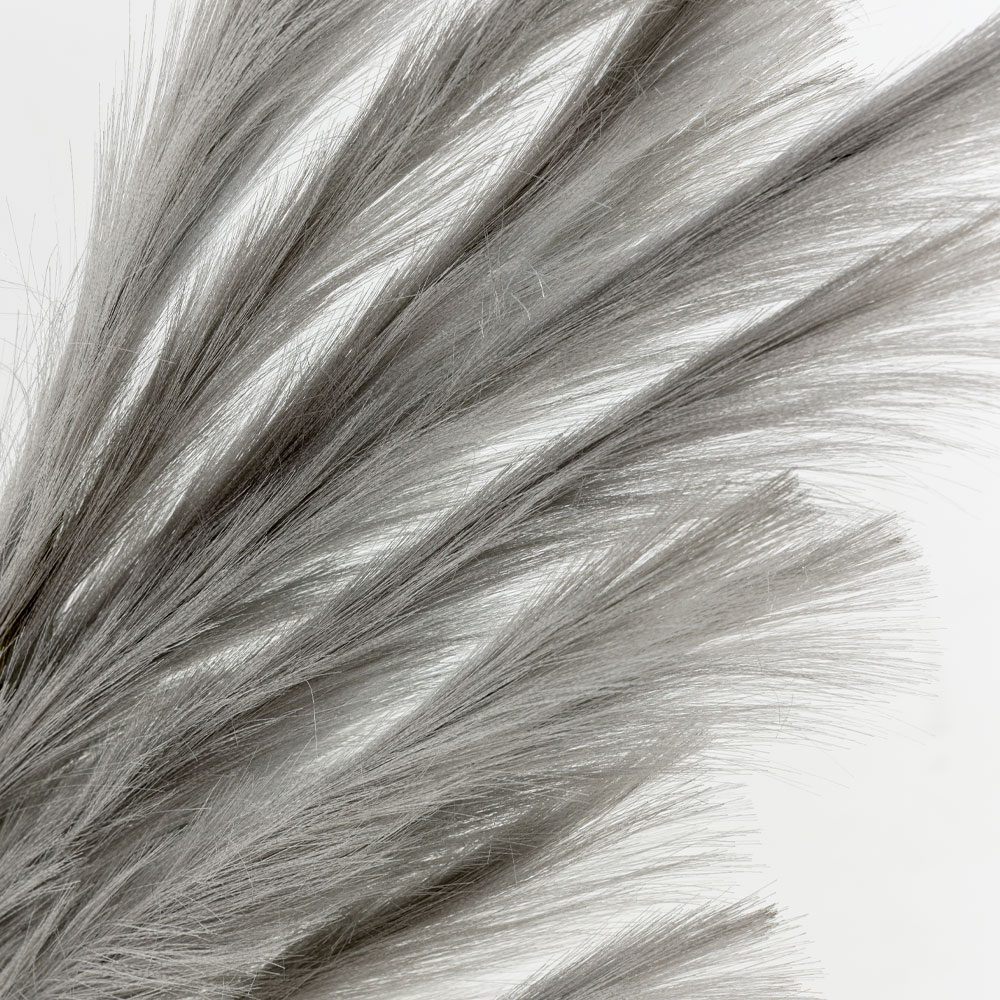 FEDER SINGLE ΚΛΑΔΙ ΤΕΧΝΗΤΟ ΜΕ ΦΤΕΡΑ 110cm POLYESTER ΓΚΡΙ - Image 2