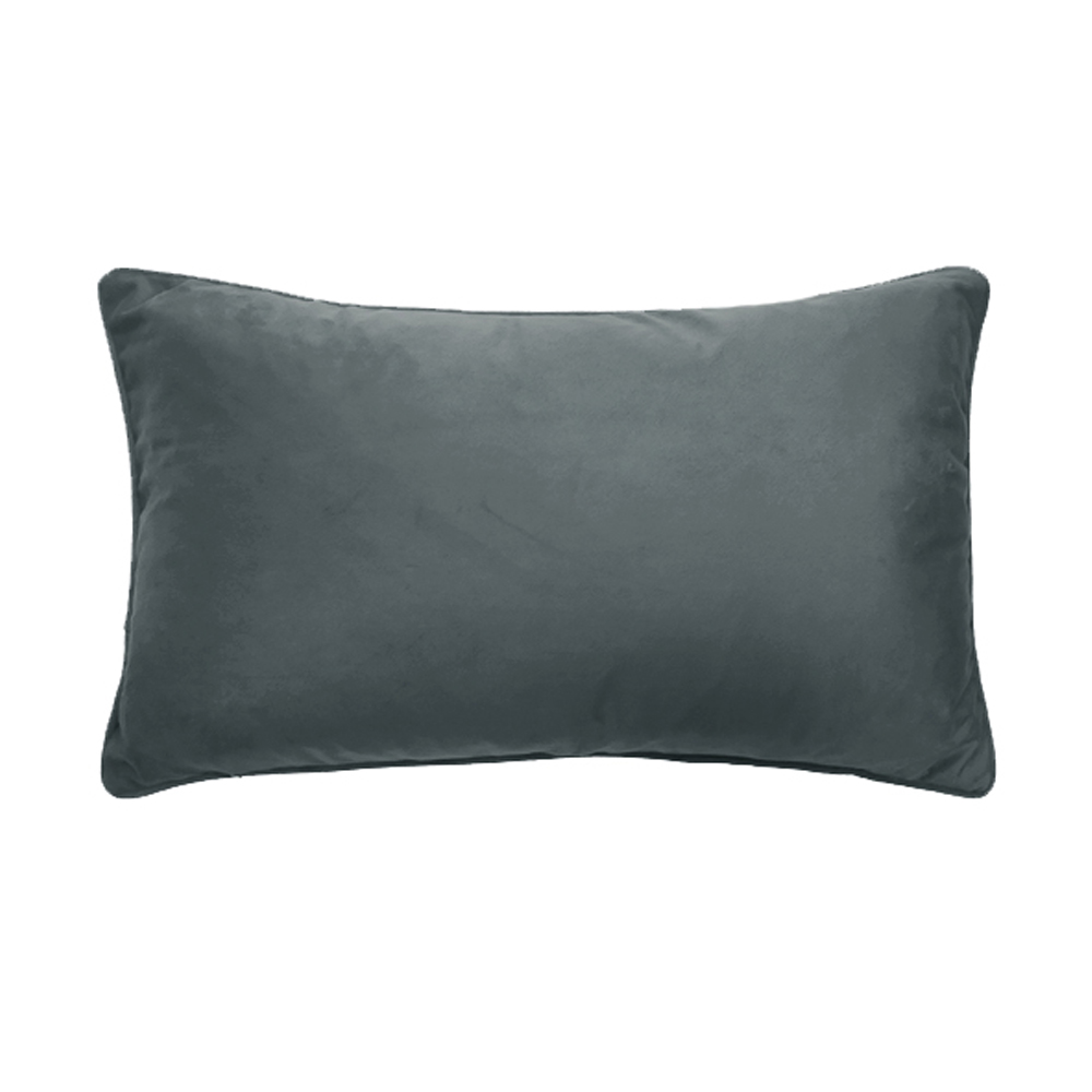 CREYR ΔΙΑΚΟΣΜΗΤΙΚΟ ΜΑΞΙΛΑΡΙ 30x50cm ΒΕΛΟΥΔΟ ΓΚΡΙ ΧΡΥΣΟ - Image 2