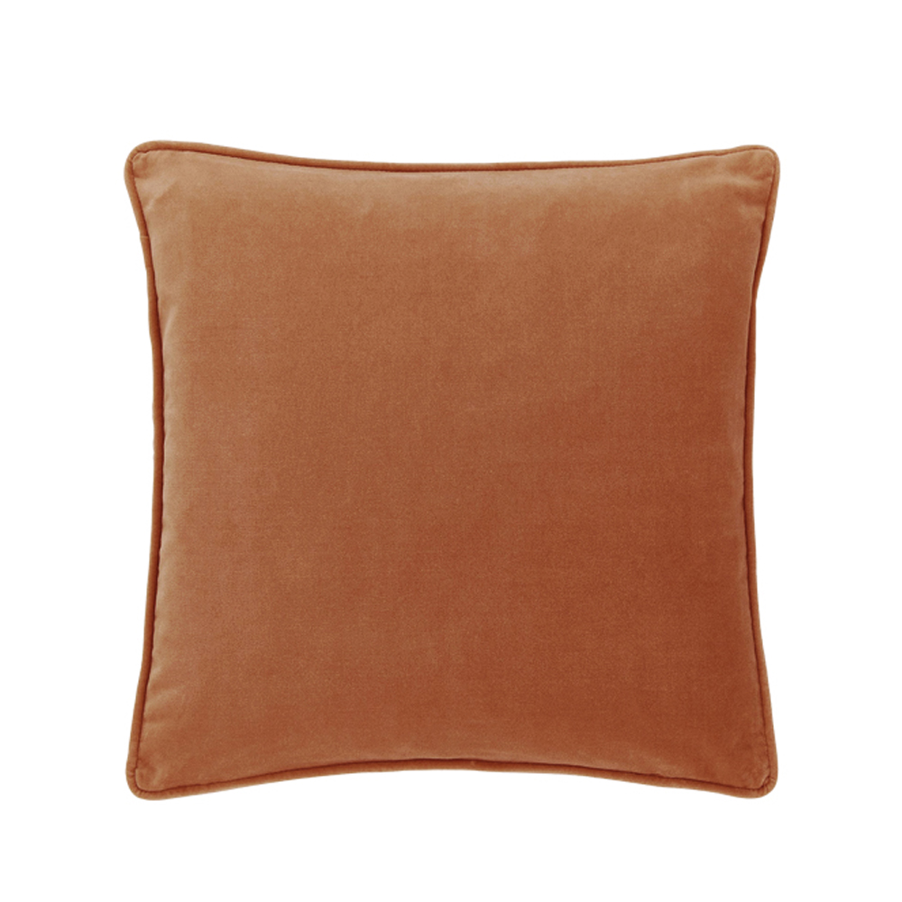 SIMPLY MARIET ΔΙΑΚΟΣΜΗΤΙΚΟ ΜΑΞΙΛΑΡΙ 45x45cm ΒΕΛΟΥΔΟ TERRACOTTA