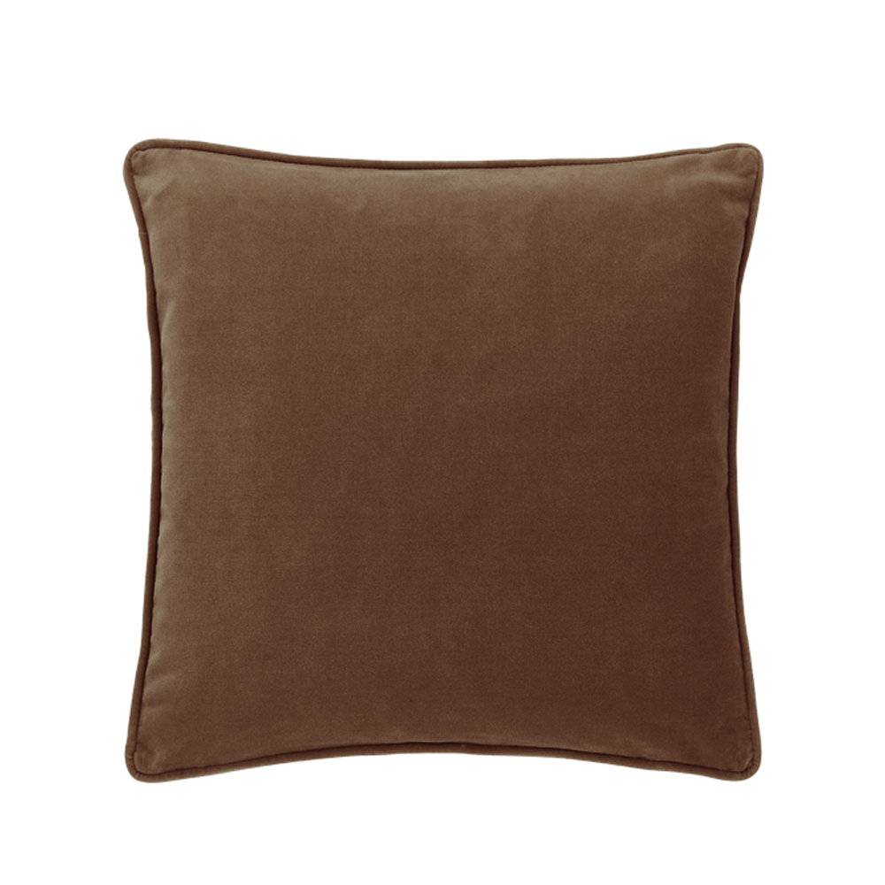 CAMU ΔΙΑΚΟΣΜΗΤΙΚΟ ΜΑΞΙΛΑΡΙ 45x45cm ΒΕΛΟΥΔΟ ΚΑΦΕ