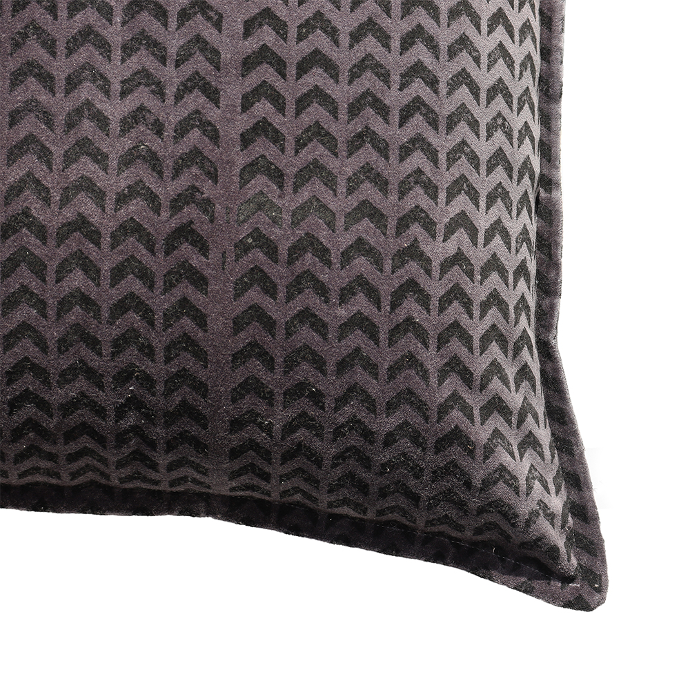 CYBERSPACE ΔΙΑΚΟΣΜΗΤΙΚΟ ΜΑΞΙΛΑΡΙ 50x50cm ΒΑΜΒΑΚΙ ΜΑΥΡΟ ΒΕΛΟΥΔΟ - Image 3
