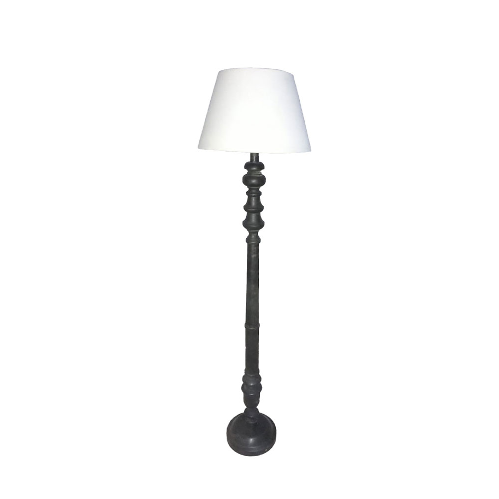 VICTORIEN ΦΩΤΙΣΤΙΚΟ ΕΠΙΔΑΠΕΔΙΟ 28x45x163cm ΞΥΛΟ ΜΑΥΡΟ ΥΦΑΣΜΑ ΛΕΥΚΟ