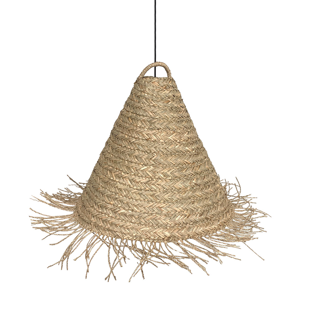 SYROS ΦΩΤΙΣΤΙΚΟ ΟΡΟΦΗΣ 60x60x50cm SEAGRASS ΦΥΣΙΚΟ