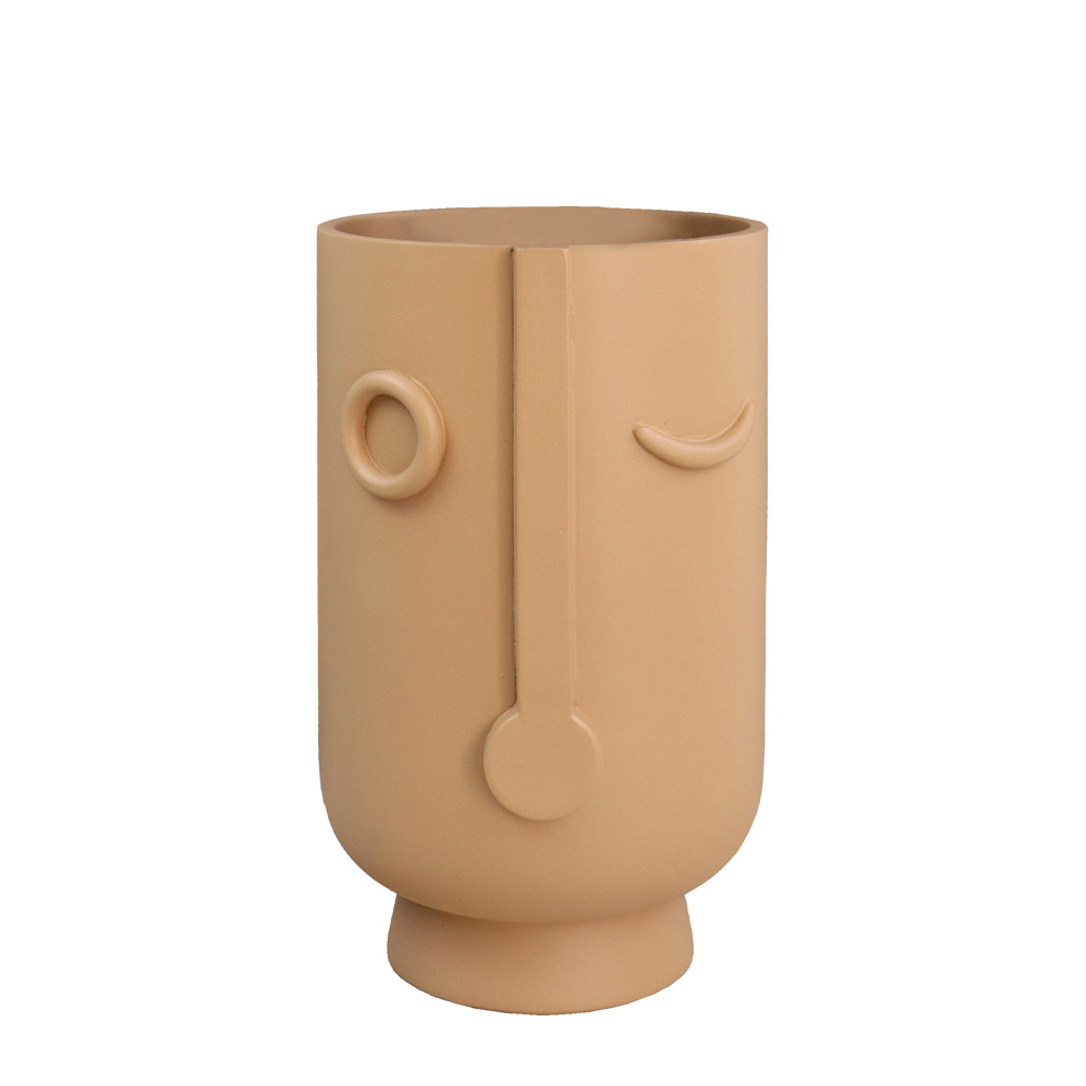 FIRA ΒΑΖΟ 16x15x25cm POLYRESIN TERRACOTTA