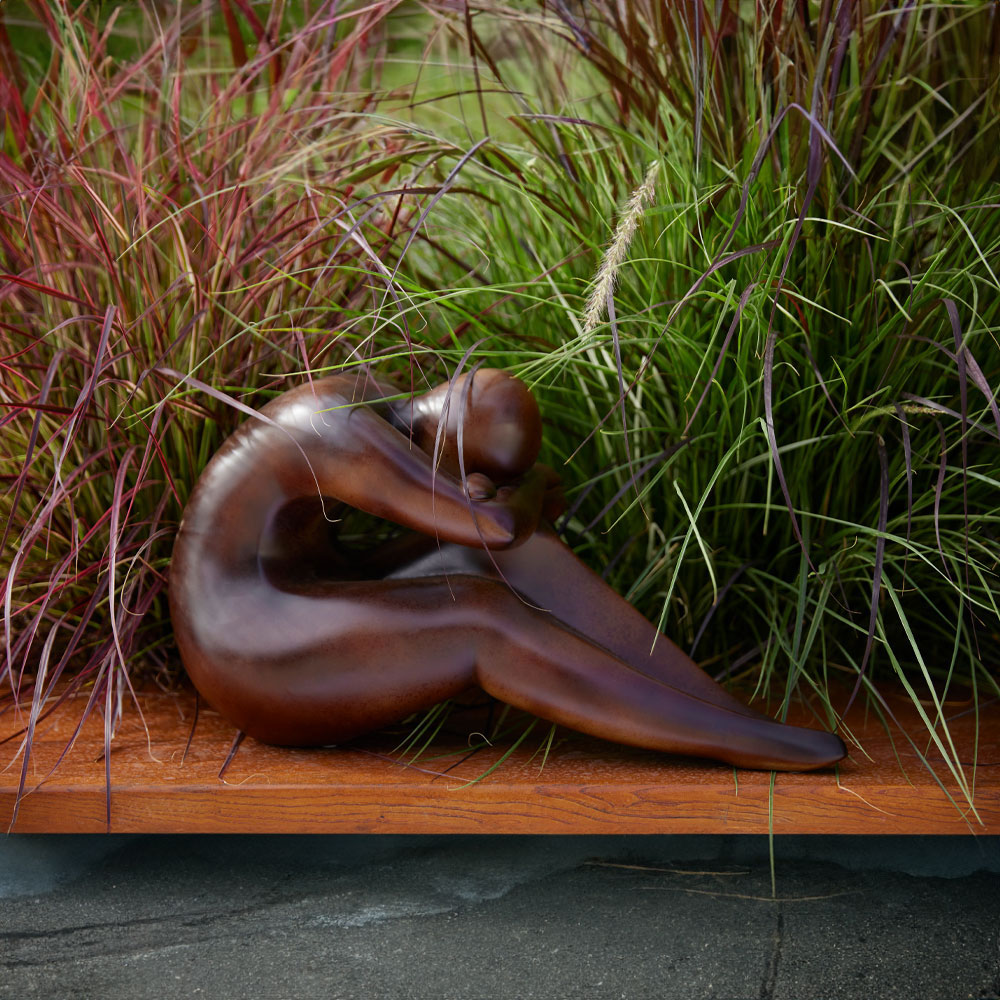 KARSON ΔΙΑΚΟΣΜΗΤΙΚΗ ΦΙΓΟΥΡΑ 57x23x30cm POLYRESIN ΚΑΦΕ - Image 2