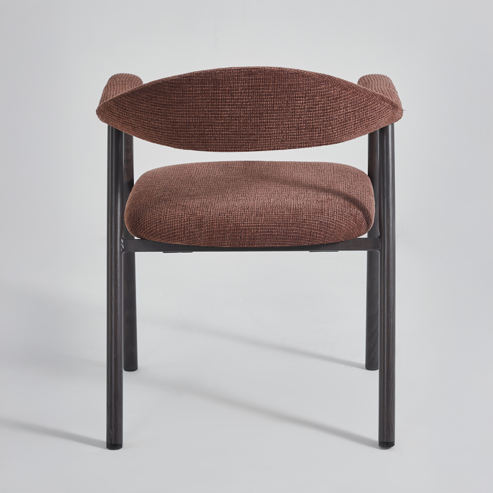 EMBRACE ΚΑΡΕΚΛΑ TERRACOTTA BITTER BROWN 60x56x73cm - Image 3