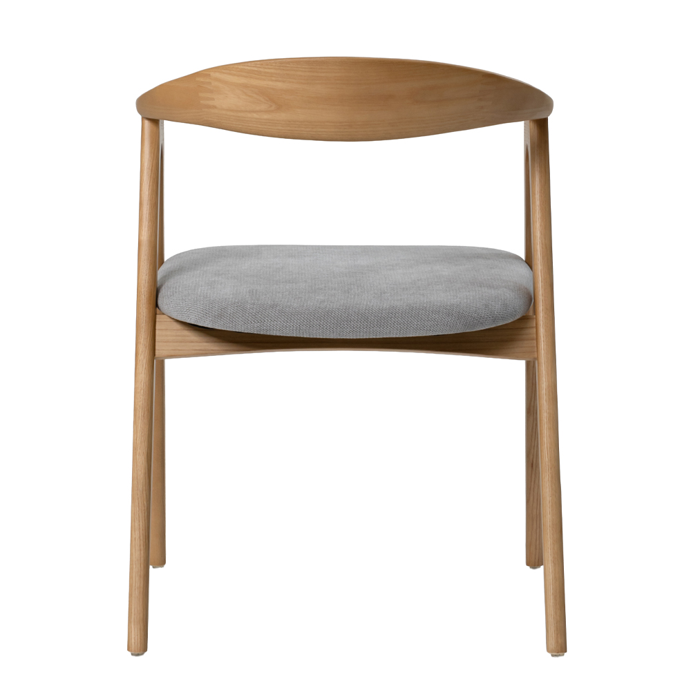 COMPASS ΚΑΡΕΚΛΑ OAK ΓΚΡΙ 56x55x76cm - Image 4