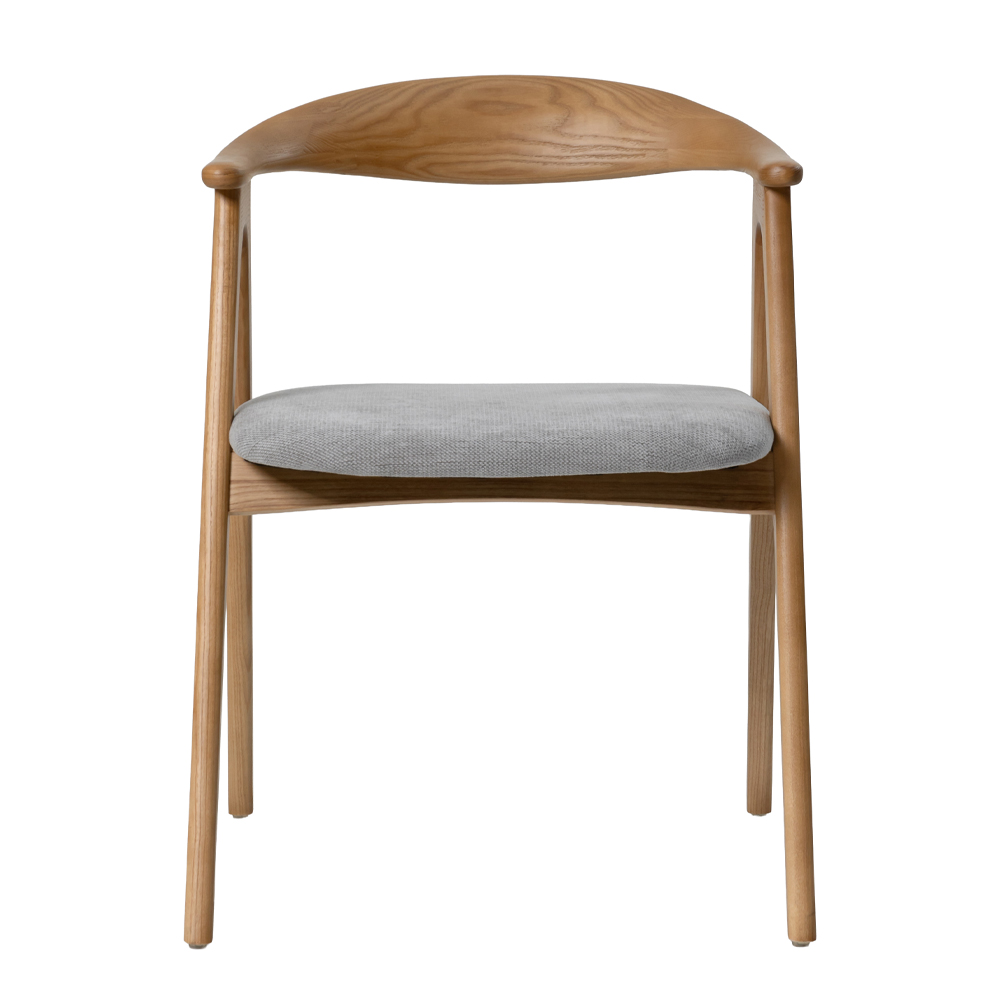 COMPASS ΚΑΡΕΚΛΑ OAK ΓΚΡΙ 56x55x76cm - Image 5