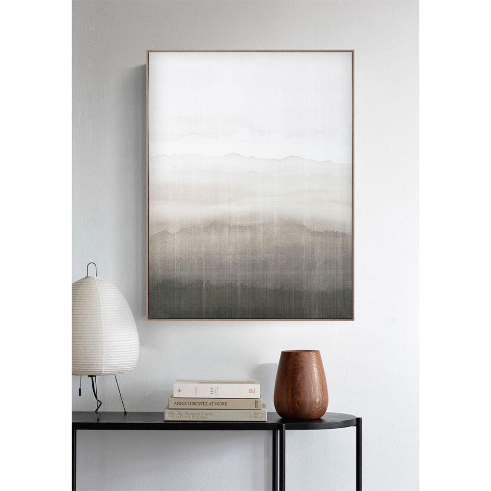 EMBRACING THE CALM ΠΙΝΑΚΑΣ ΔΙΑΚΟΣΜΗΣΗΣ 90x120x5cm ΚΑΜΒΑΣ ΠΟΛΥΧΡΩΜΟ ΞΥΛΟ ΦΥΣΙΚΟ - Image 2