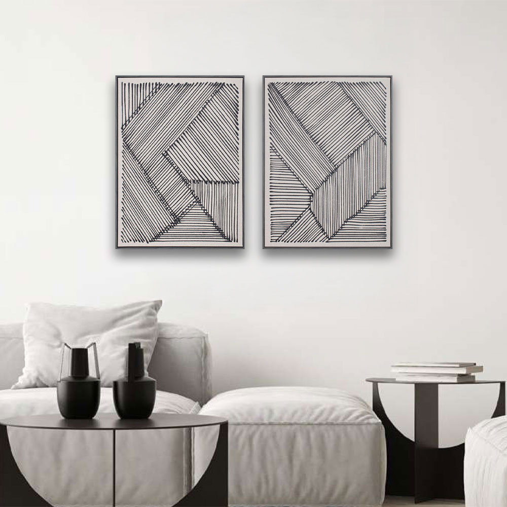 STAY TRUE ΠΙΝΑΚΑΣ ΔΙΑΚΟΣΜΗΣΗΣ 60x80x4cm ΔΕΡΜΑ ΛΕΥΚΟ ΜΑΥΡΟ ΞΥΛΟ ΜΑΥΡΟ - Image 2