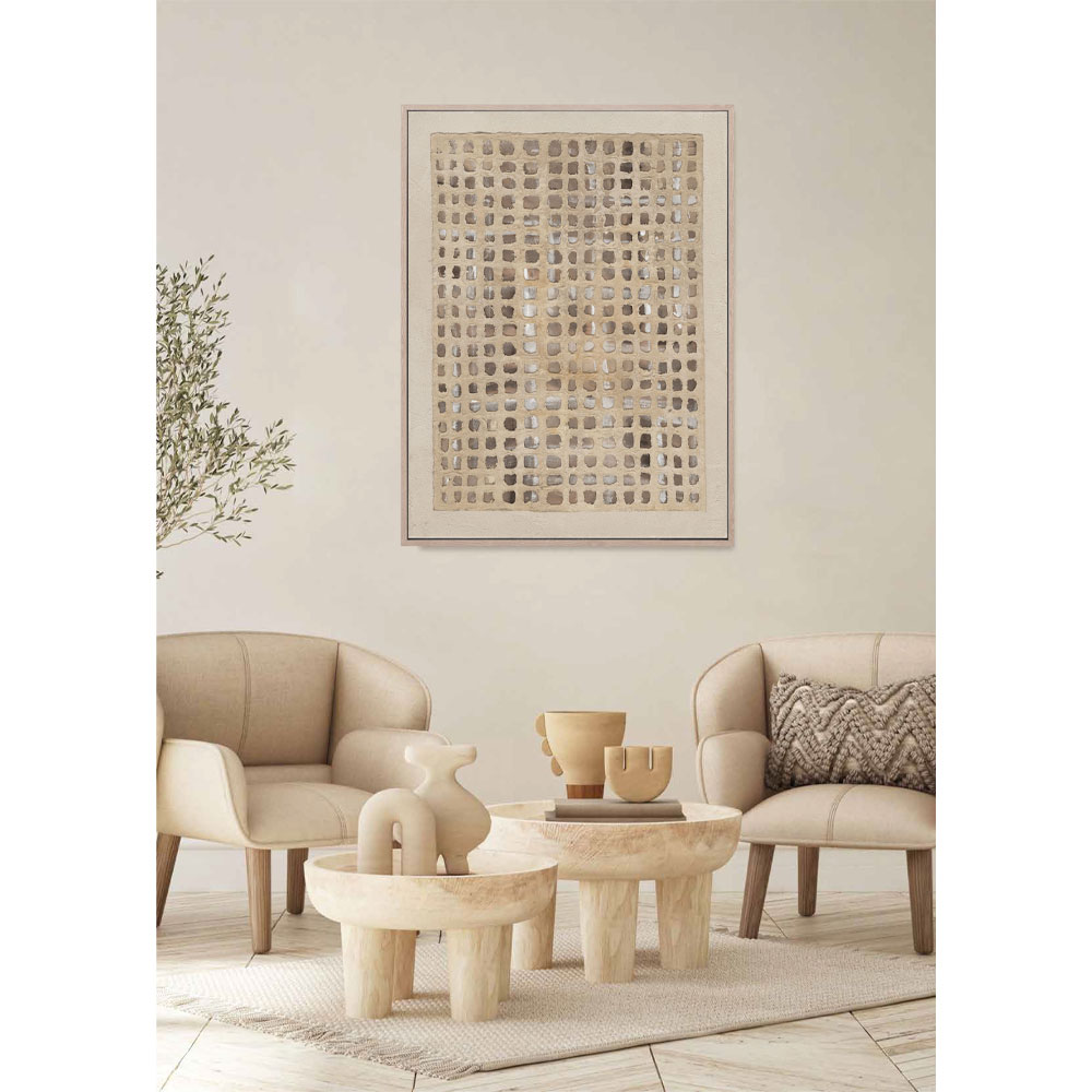 COLLECTING MOMENTS ΠΙΝΑΚΑΣ ΔΙΑΚΟΣΜΗΣΗΣ 90x120x5cm ΚΑΜΒΑΣ ΠΟΛΥΧΡΩΜΟ ΞΥΛΟ ΦΥΣΙΚΟ - Image 2