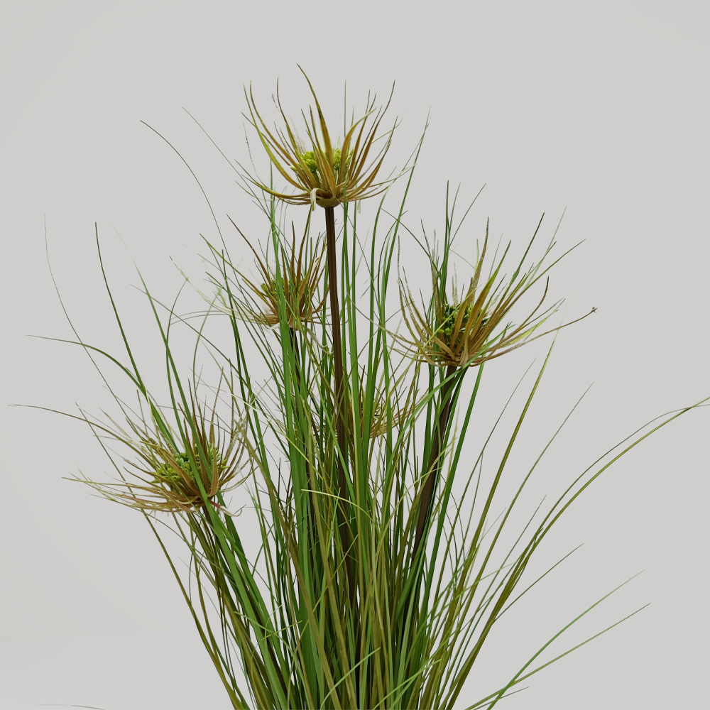 SUNNY FLOWER ΦΥΤΟ ΤΕΧΝΗΤΟ ΣΕ ΓΛΑΣΤΡΑ 70cm PVC ΠΡΑΣΙΝΟ - Image 2