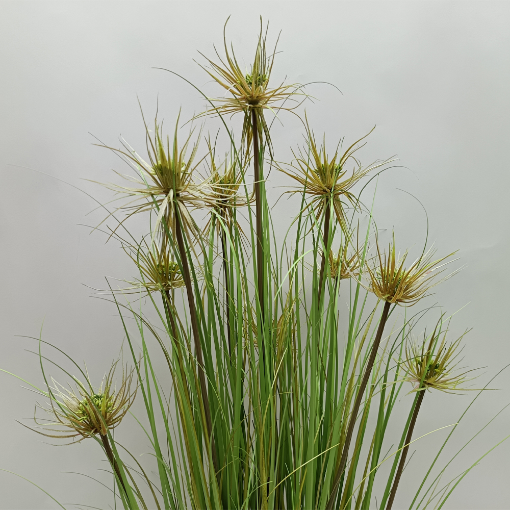 SUNNY FLOWER ΦΥΤΟ ΤΕΧΝΗΤΟ ΣΕ ΓΛΑΣΤΡΑ 120cm PVC ΠΡΑΣΙΝΟ - Image 2