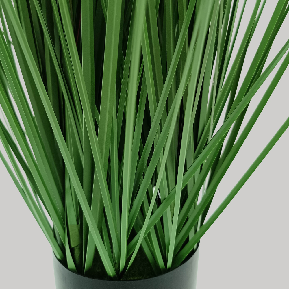 OAT GRASS ΦΥΤΟ ΤΕΧΝΗΤΟ ΣΕ ΓΛΑΣΤΡΑ 90cm PVC ΠΡΑΣΙΝΟ - Image 3