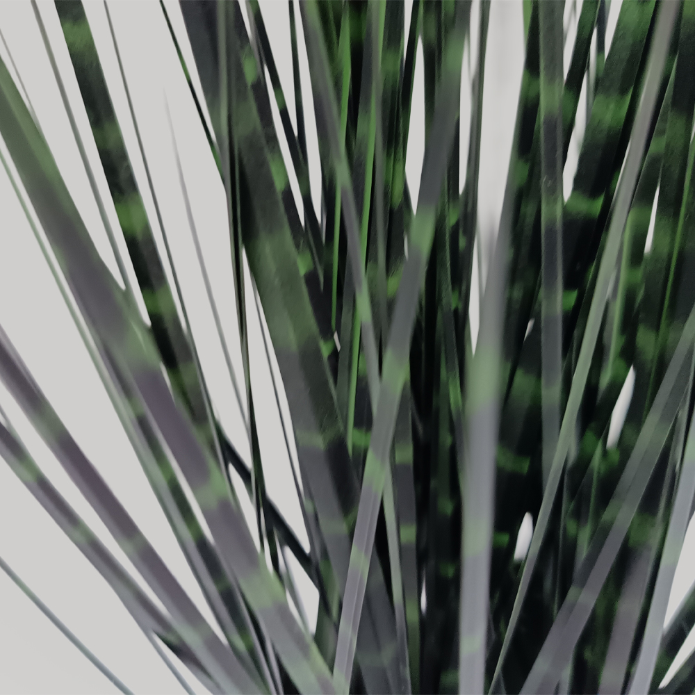 DARK PURE GRASS ΦΥΤΟ ΤΕΧΝΗΤΟ ΣΕ ΓΛΑΣΤΡΑ 68cm PVC ΠΡΑΣΙΝΟ ΣΚΟΥΡΟ - Image 2