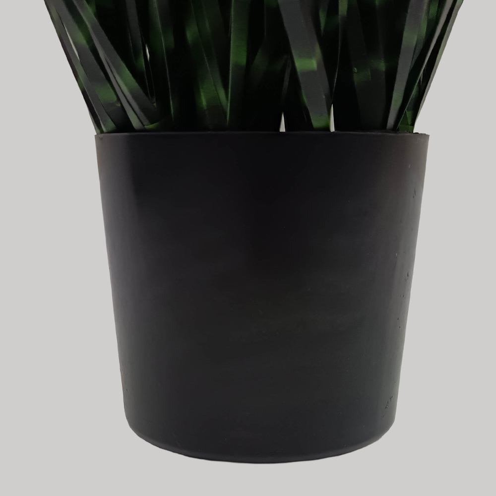 DARK PURE GRASS ΦΥΤΟ ΤΕΧΝΗΤΟ ΣΕ ΓΛΑΣΤΡΑ 90cm PVC ΠΡΑΣΙΝΟ ΣΚΟΥΡΟ - Image 4