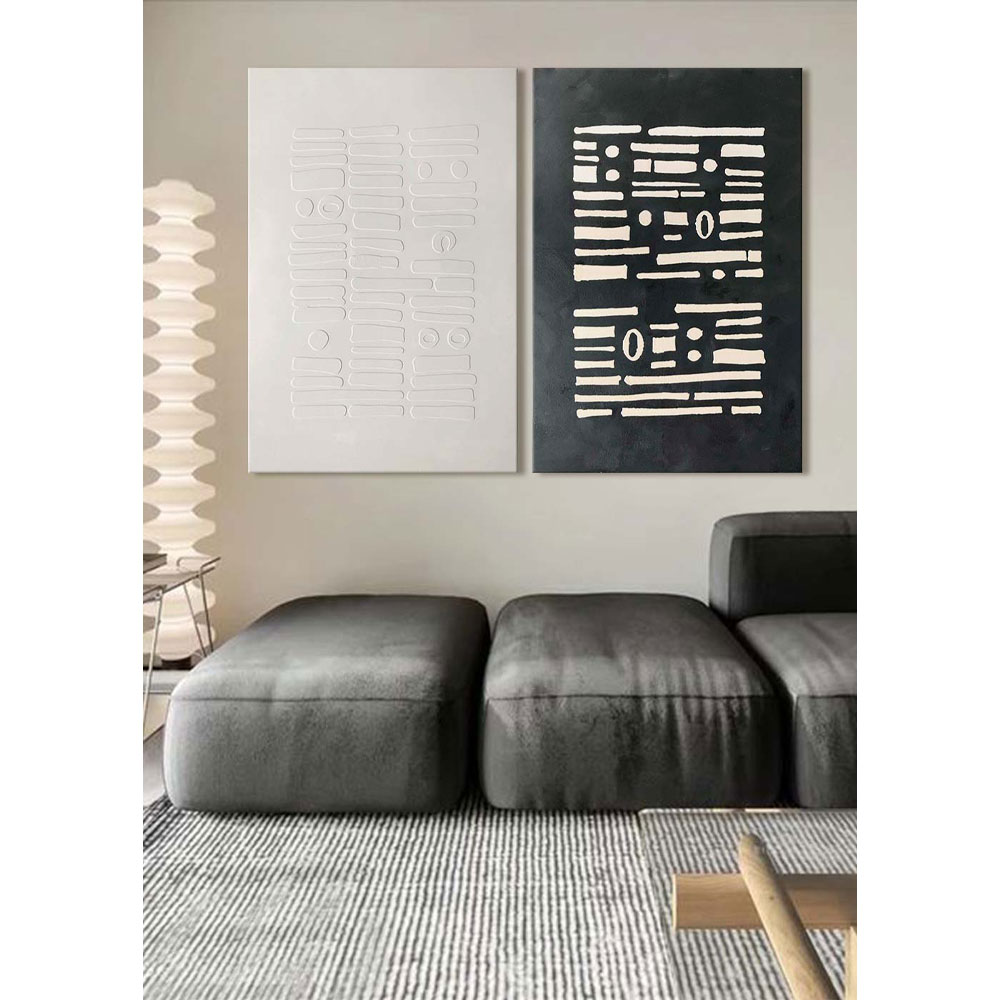 IMPRINT ΠΙΝΑΚΑΣ ΔΙΑΚΟΣΜΗΣΗΣ 80x120x4cm ΚΑΜΒΑΣ ΛΕΥΚΟ MDF - Image 2