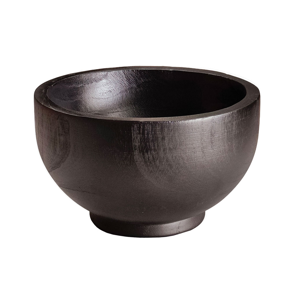 NUBIA ΜΠΩΛ ΔΙΑΚΟΣΜΗΣΗΣ 30x30x19cm ΞΥΛΟ ΜΑΥΡΟ