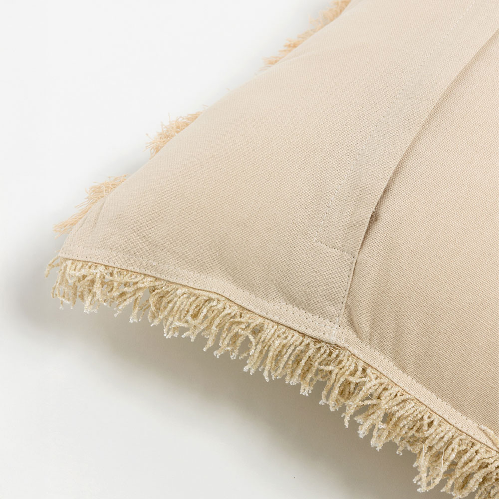 RASUL ΔΙΑΚΟΣΜΗΤΙΚΟ ΜΑΞΙΛΑΡΙ 45x45cm ΥΦΑΣΜΑ ΜΠΕΖ POLYESTER - Image 4