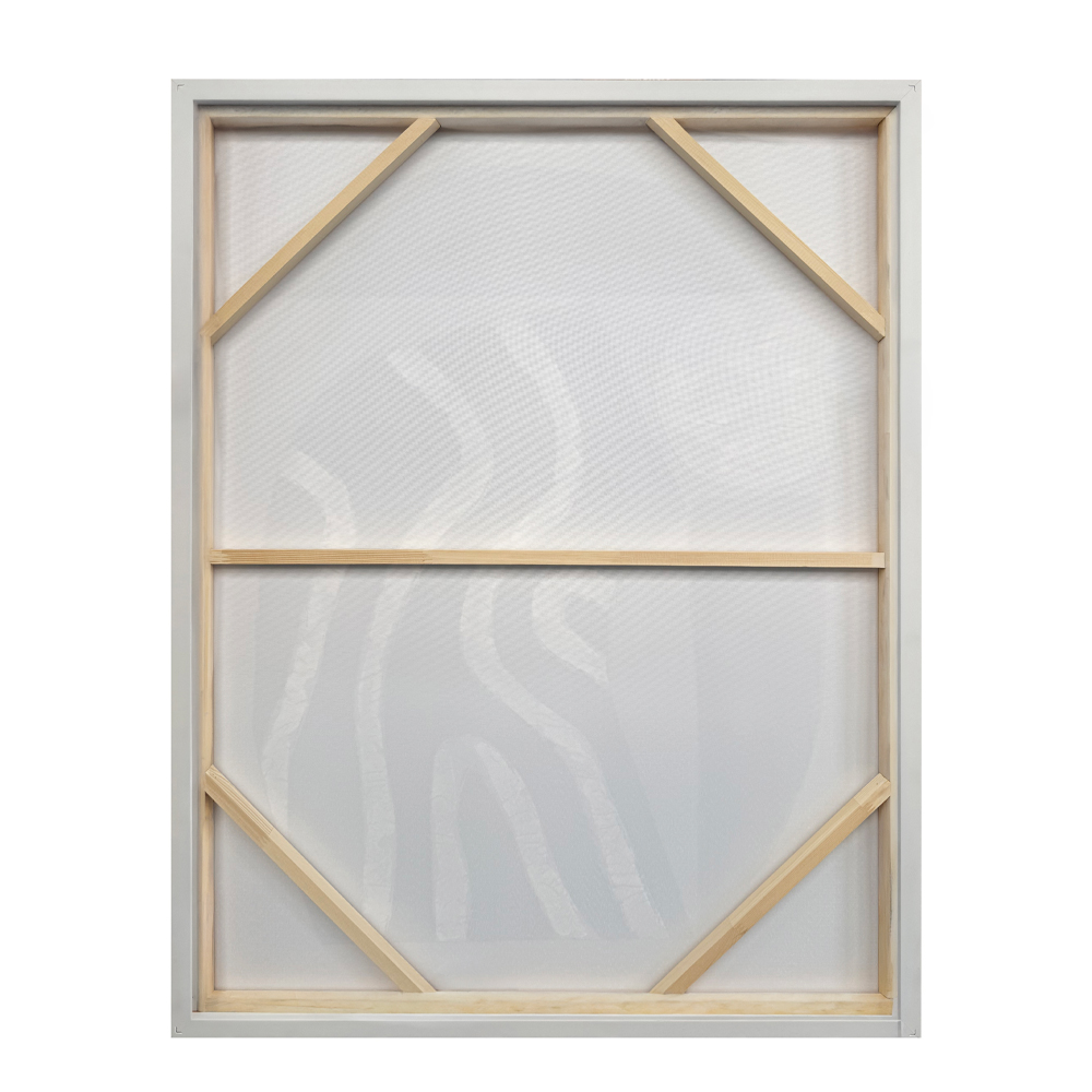 SLATE A ΠΙΝΑΚΑΣ ΔΙΑΚΟΣΜΗΤΙΚΟΣ ΜΕ ΚΟΡΝΙΖΑ 75x100x4cm ΚΑΜΒΑΣ ΛΑΔΙ ΜΠΕΖ ΛΕΥΚΟ PS - Image 5