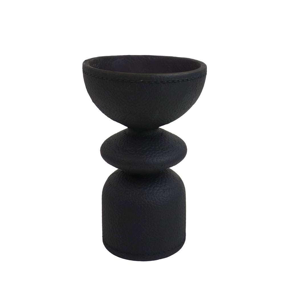 NOCTURIA ΔΙΑΚΟΣΜΗΤΙΚΟ ΚΗΡΟΠΗΓΙΟ 10x10x15.5cm POLYRESIN ΜΑΥΡΟ